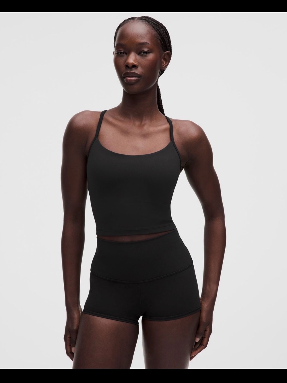 Black Lululemon Flow Y Tank